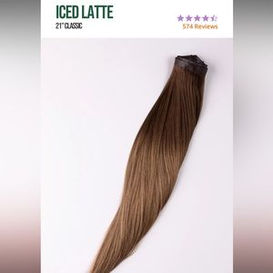 Barefoot blonde hair extensions